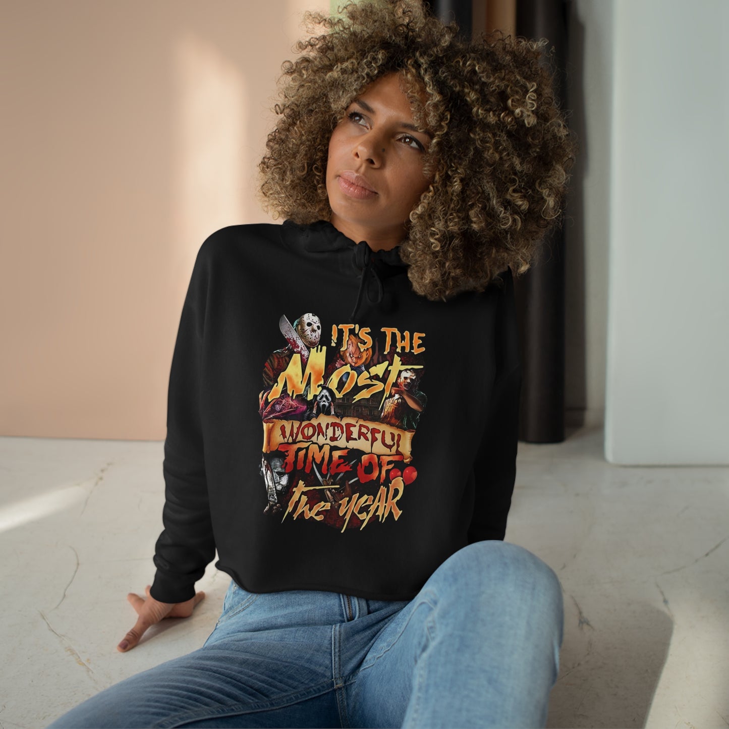 Slasher Season | Women's Crop Hoodie