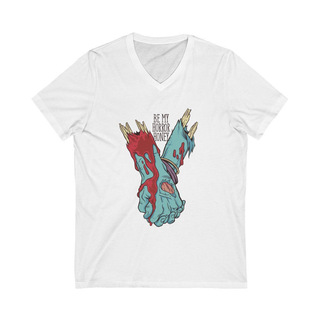 Be My Horror Honey | Unisex Jersey Short Sleeve V-Neck Tee