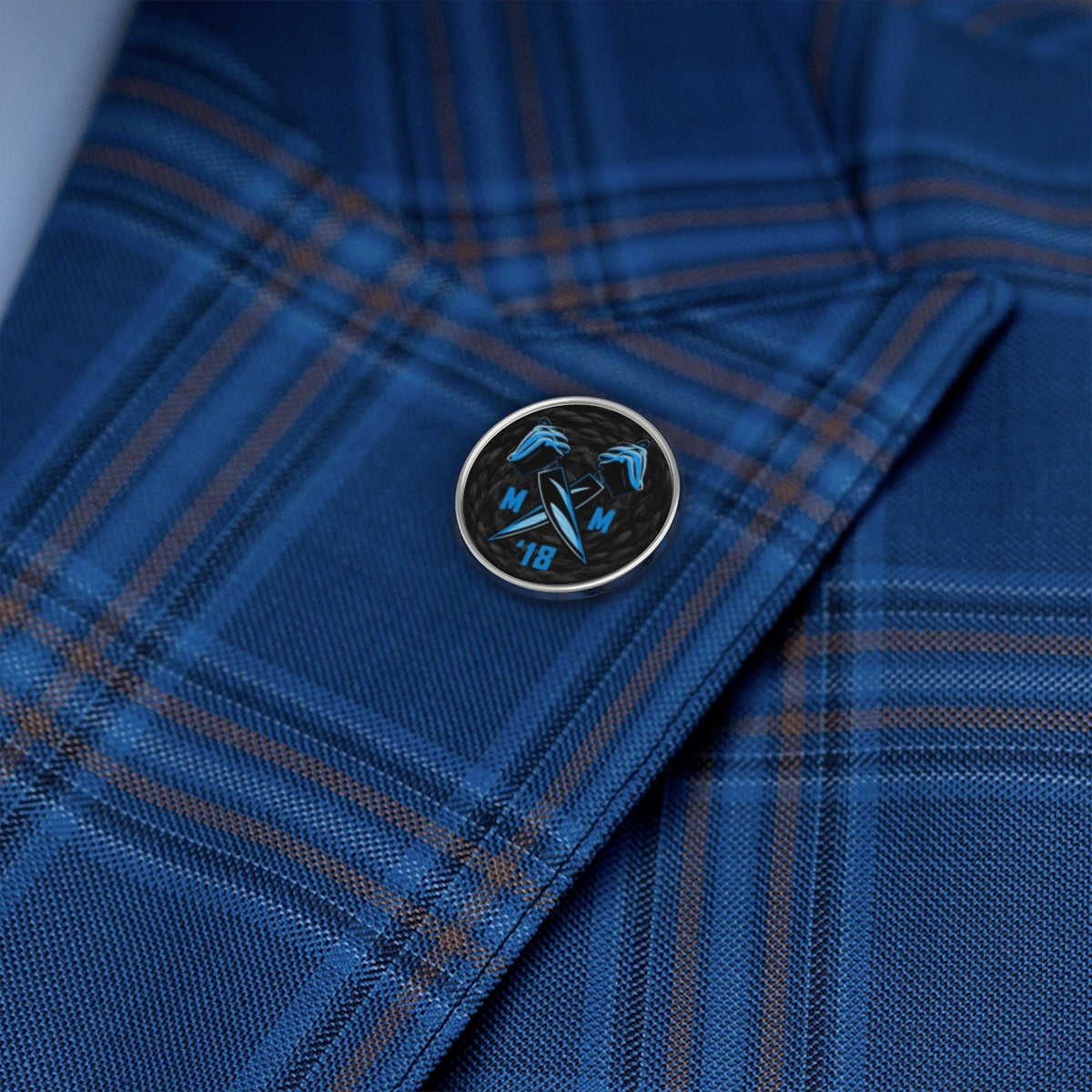 The 3 Finger Slasher • Metal Pin - Grave Dirt Clothing