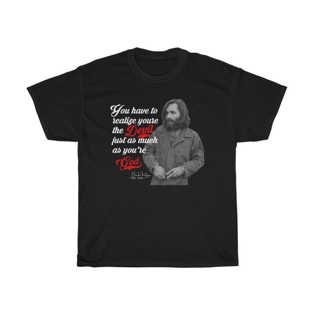 The Devil in God • Unisex Heavy Cotton Tee