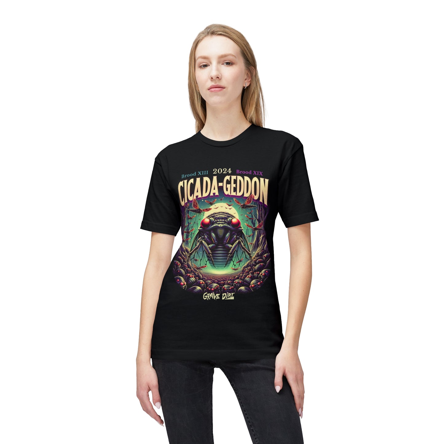 Cicada-geddon 2024 Concert Tee | Unisex Midweight T-shirt, Made in US