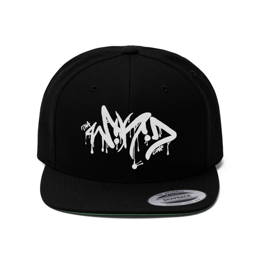 Tha Wikid One Logo • Flat Bill Hat - Grave Dirt Clothing